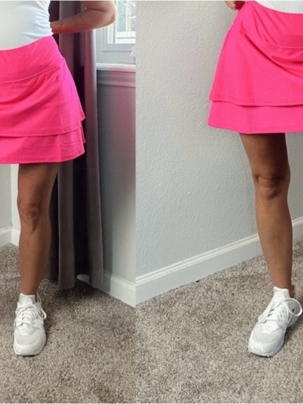 Aryeh Lot of 2 Bright Pink and Teal Active Skirts XL